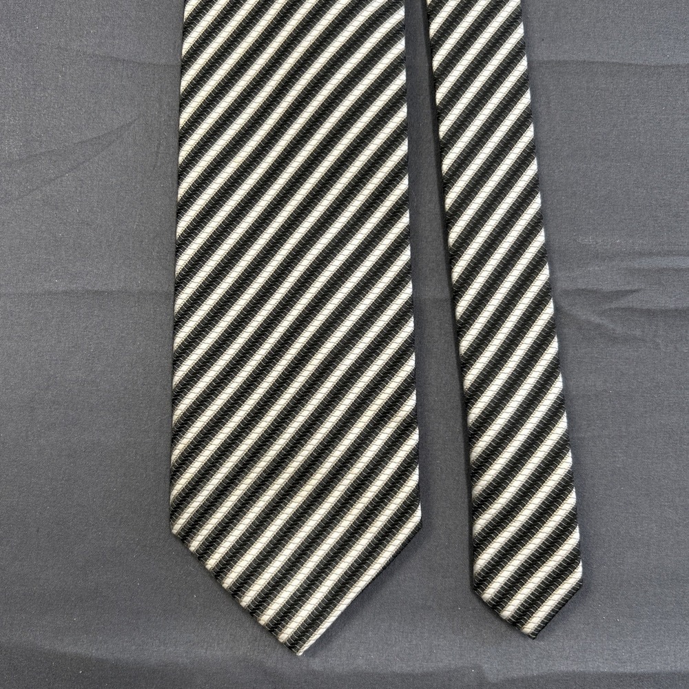 George brand necktie featuring a striped pattern